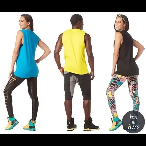 ZUMBA TANK  in Blue M/L nwot I want my Z -Zumba - Picture 5 of 5